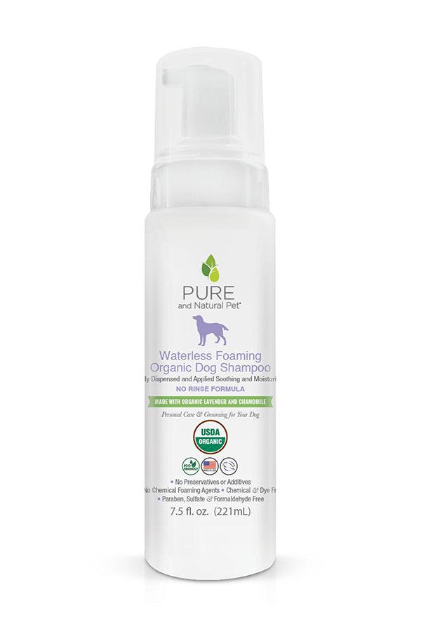 Pure and Natural Waterless Foaming Dog Shampoo